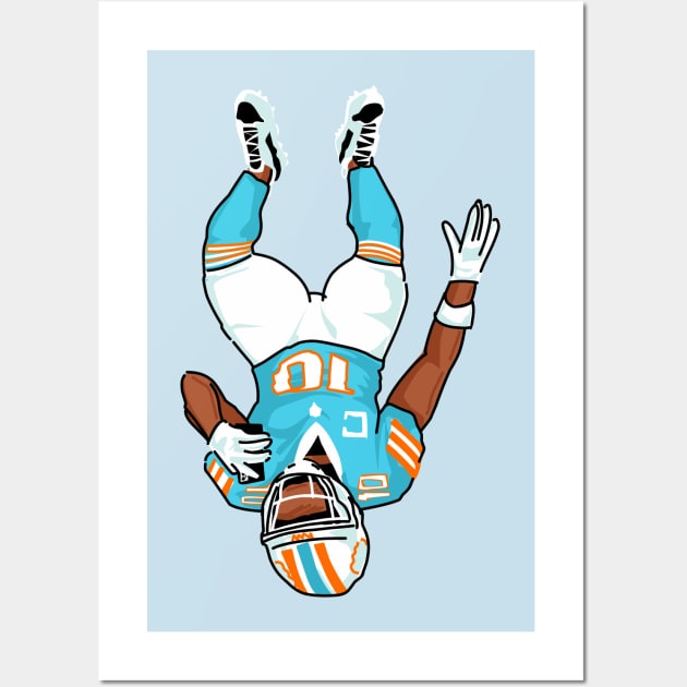 Tyreek hill 10 - Miami Dolphins Wall Art by Mic jr